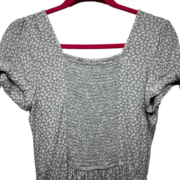 Abercrombie & Fitch Womens Mini Dress Small Fairy Cottagecore Boho Chic Smocked - Picture 8 of 14